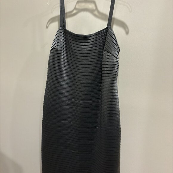 R&M Richards Gun Metal Gray, spaghetti-straps, Short Party/Cocktail Dress sz 16P - Picture 6 of 8